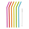 10IN SILICONE STRAW SET OF 6 - touchGOODS