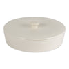 TORTILLA WARMER - 10IN - STONEWARE - WHITE - touchGOODS