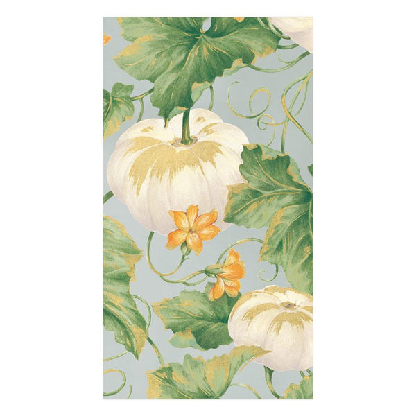 Heirloom Pumpkins Paper Guest Towel Napkins in Grey & White - 15 Per Package - touchGOODS