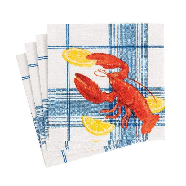 Lobster Bake Paper Cocktail Napkins - 20 Per Package - touchGOODS