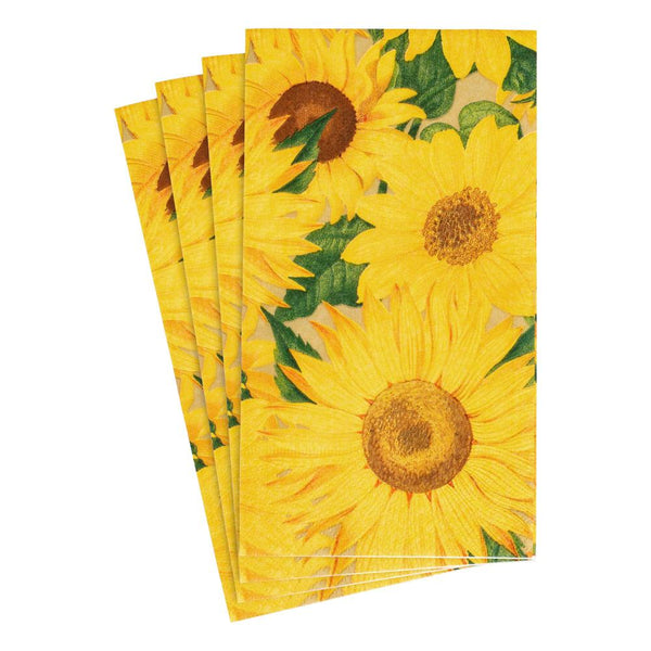 Sunflowers Paper Guest Towel Napkins - 15 Per Package - touchGOODS