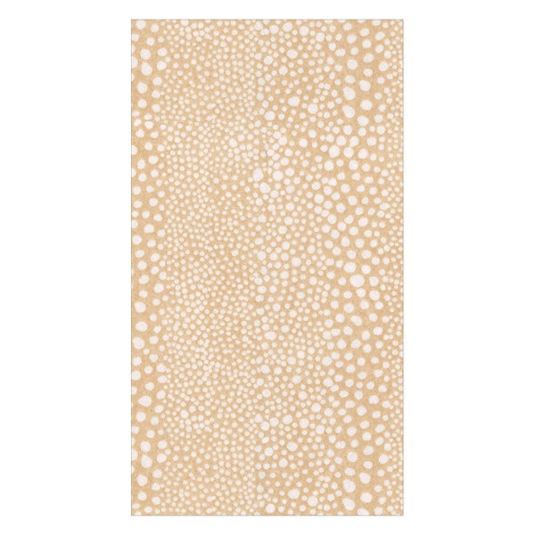 Pebble Paper Linen Guest Towels Napkins in Beige - 12 Per Package - touchGOODS