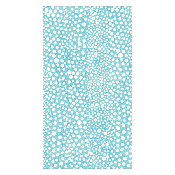 Pebble Paper Linen Guest Towels Napkins in Seafoam - 12 Per Package - touchGOODS