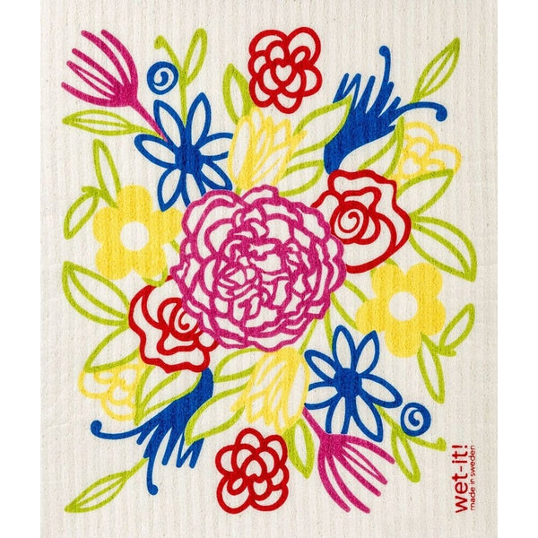 Multi Flower Bouquet Swedish Cloth - touchGOODS