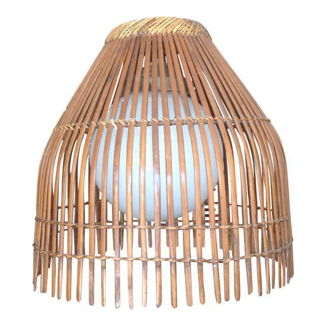 Vintage Bamboo Strip Hanging Pendant Light | touchGOODS