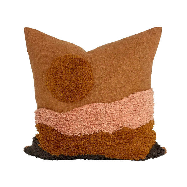 SISKIN Throw Pillow in Rust - touchGOODS