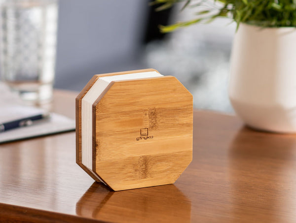 Smart Wood Accordian Lamp - touchGOODS