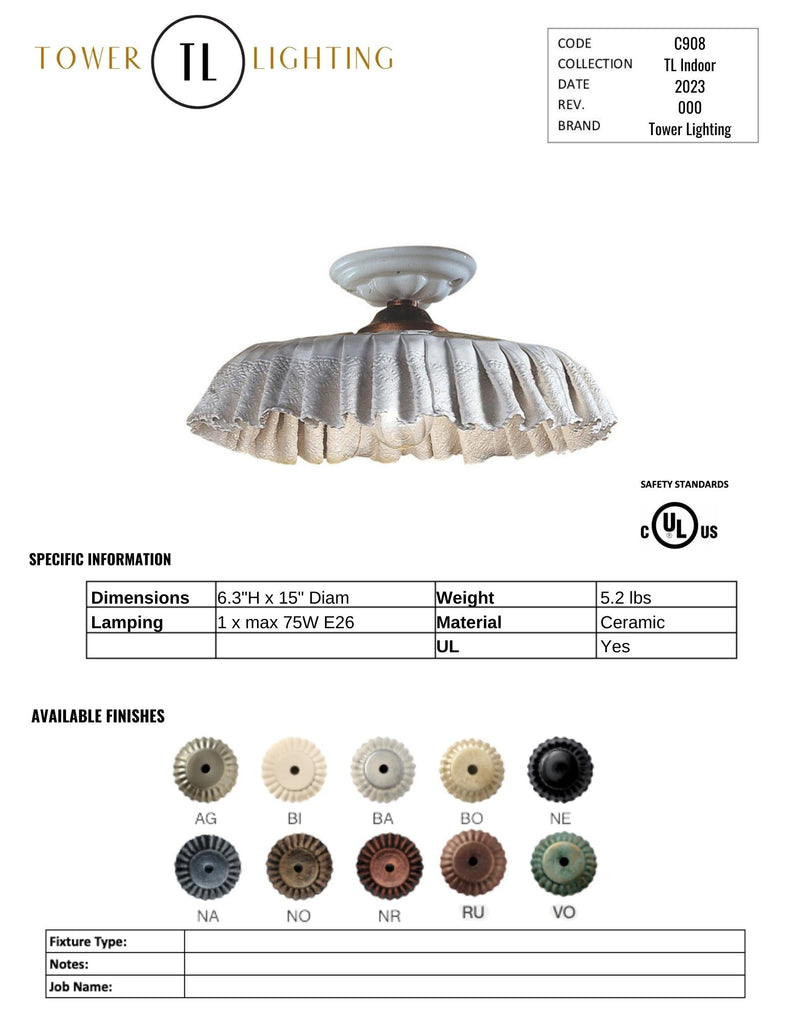 C906-C907-C908 Classic Tovaglia Ceiling - touchGOODS