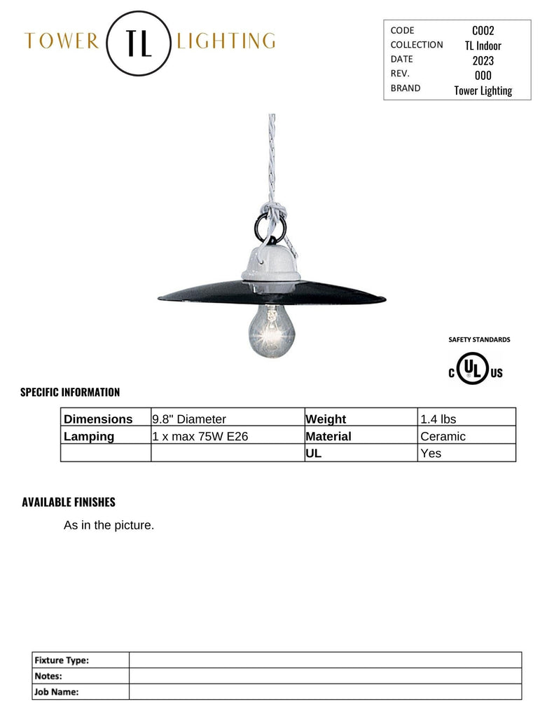 C002-C003-C004 Classic Tito Pendant - touchGOODS