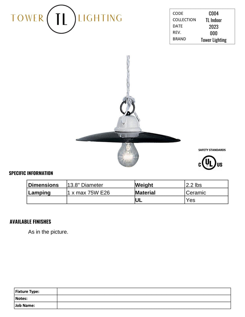 C002-C003-C004 Classic Tito Pendant - touchGOODS