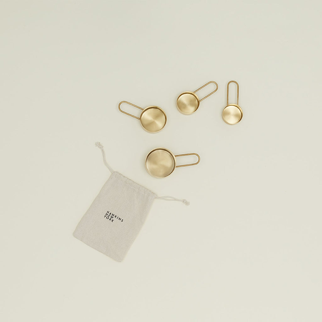 Simple Brass Measuring Cups - touchGOODS