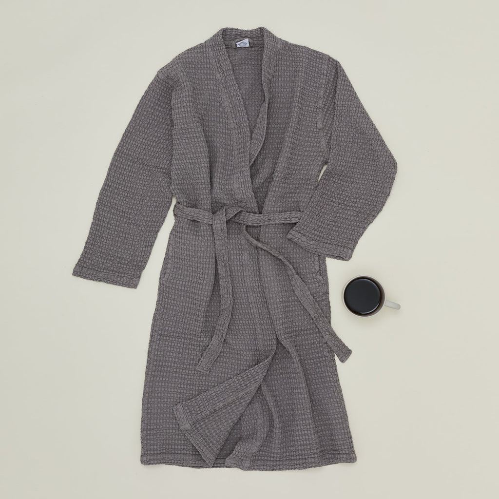 Simple Waffle Bathrobe - touchGOODS