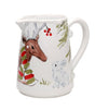 Deer Friends Pitcher 63 oz., White - touchGOODS