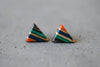TRIANGLE STUD EARRINGS - touchGOODS