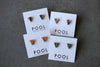 TRIANGLE STUD EARRINGS - touchGOODS