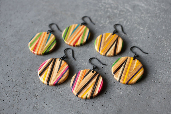 ZIGZAG DANGLE EARRINGS | touchGOODS