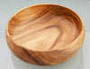 Acacia Wood Round Calabash Bowl, 12" x 4" - touchGOODS