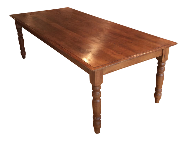 Reclaimed Cherry Farmhouse Dining Table | touchGOODS