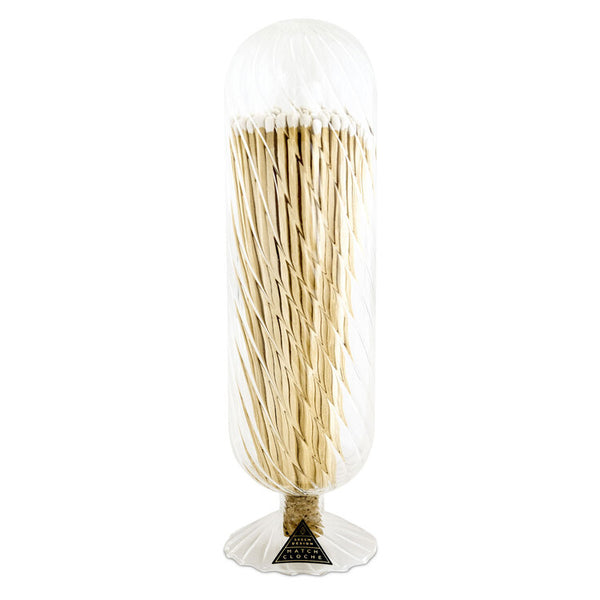 White Helix Fireplace Match Cloche - touchGOODS